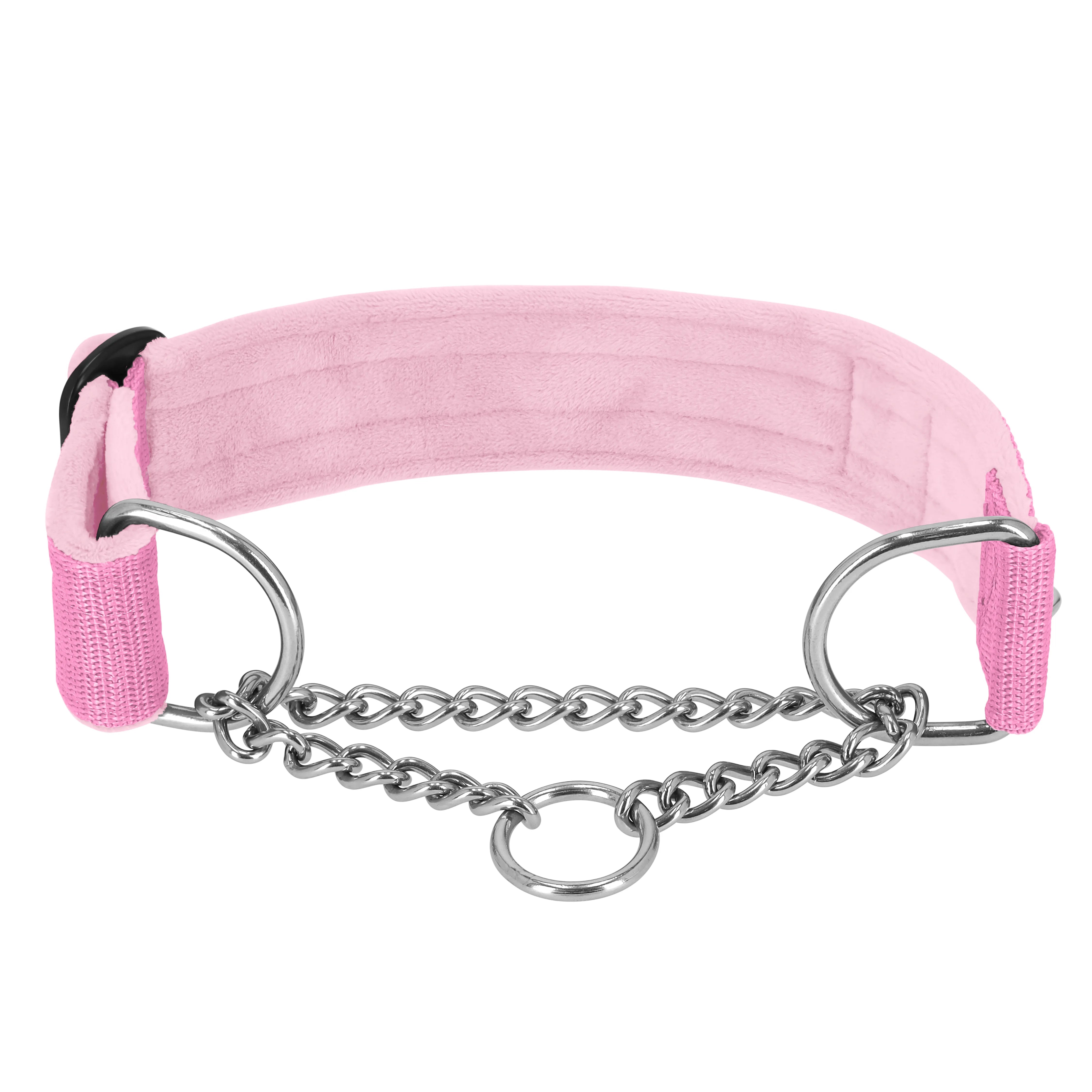 Martingale Chain Set Baby Pink – Halsband & Leine