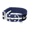 Extreme Silver Buckle Safe Navy Blue - Sicheres Reflektorhalsband