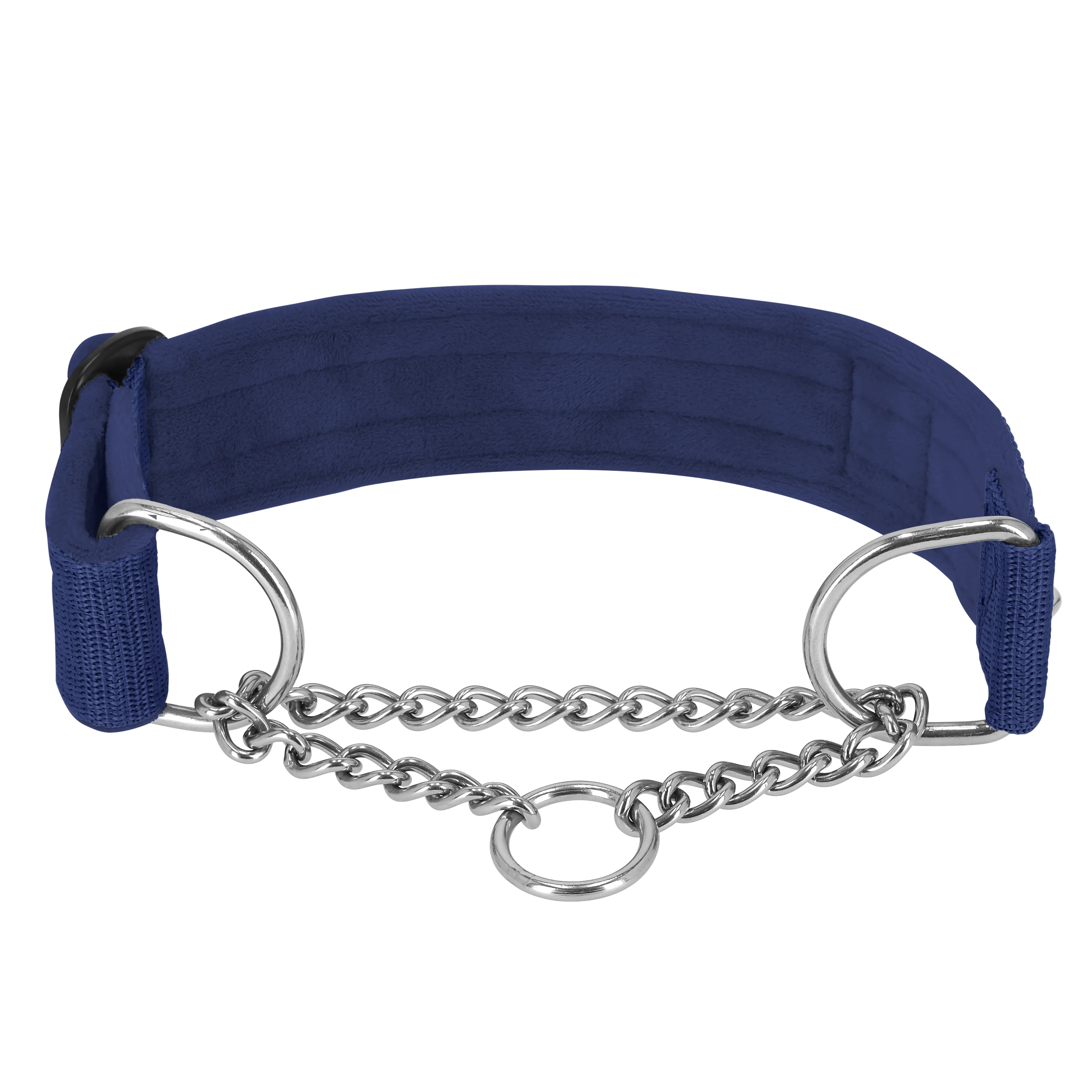 Martingale Chain Set Navy Blue – Halsband & Leine