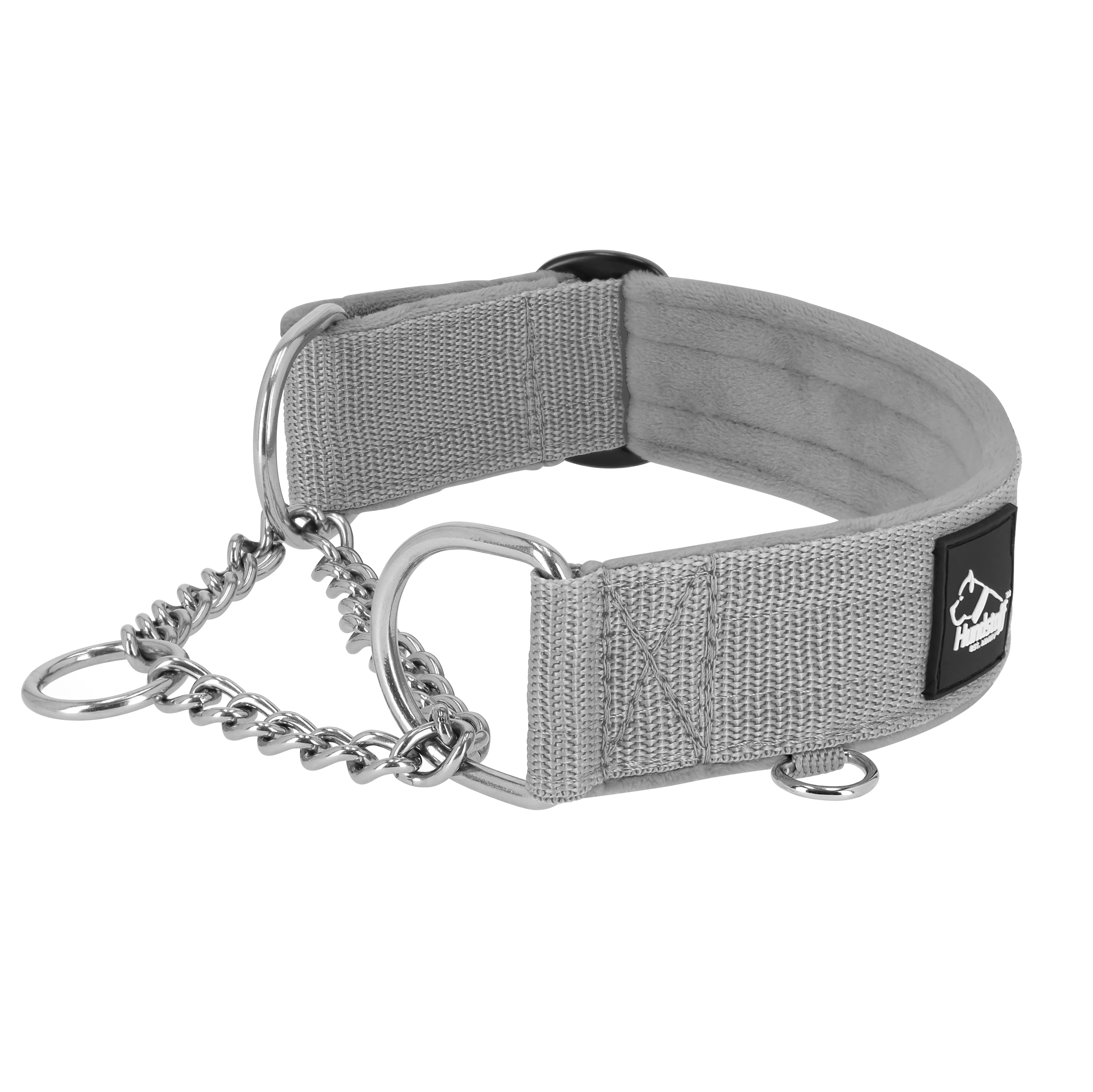 Martingale Chain Set Grey – Halsband & Leine