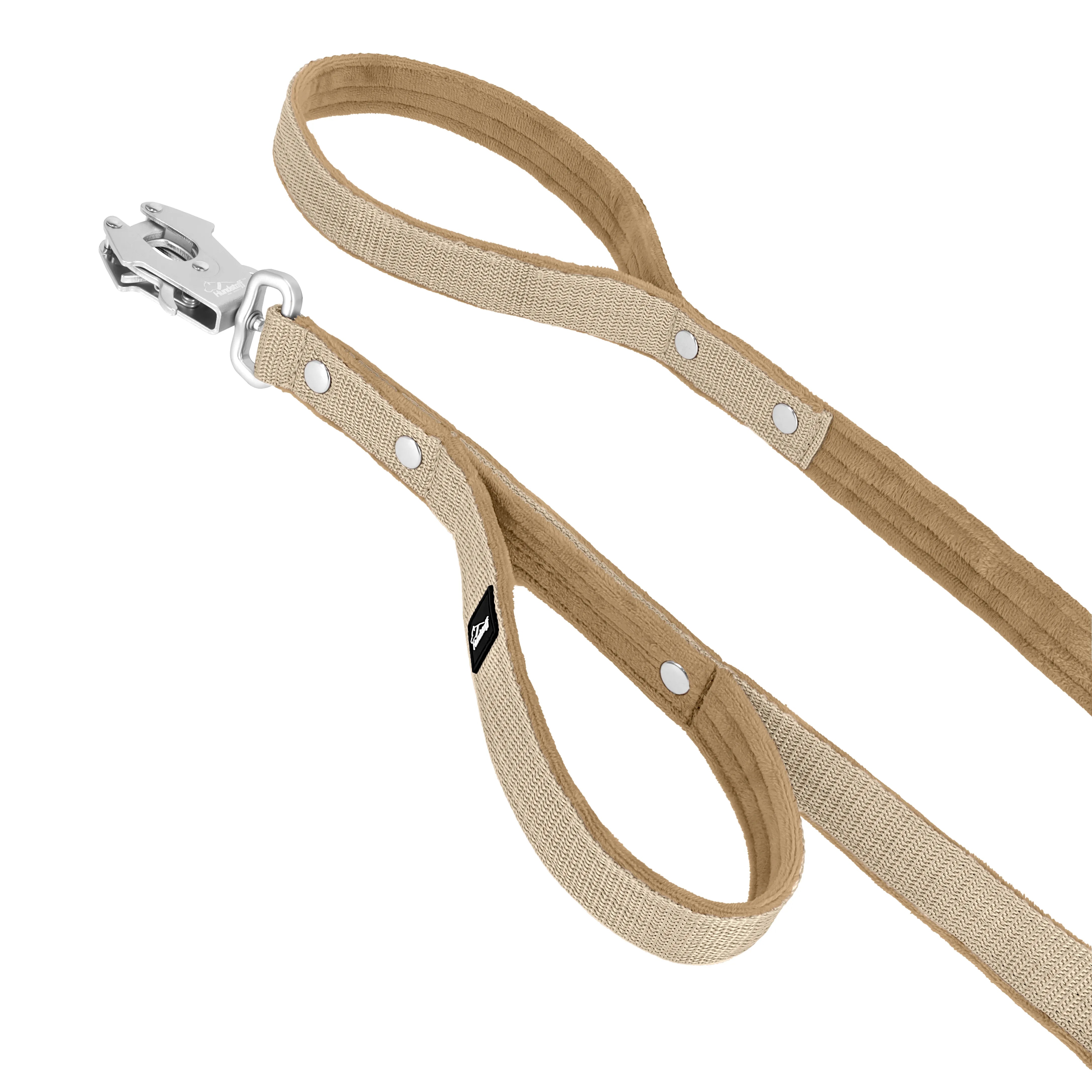 Guard Leash Beige -  Leine mit Extra Handgriff