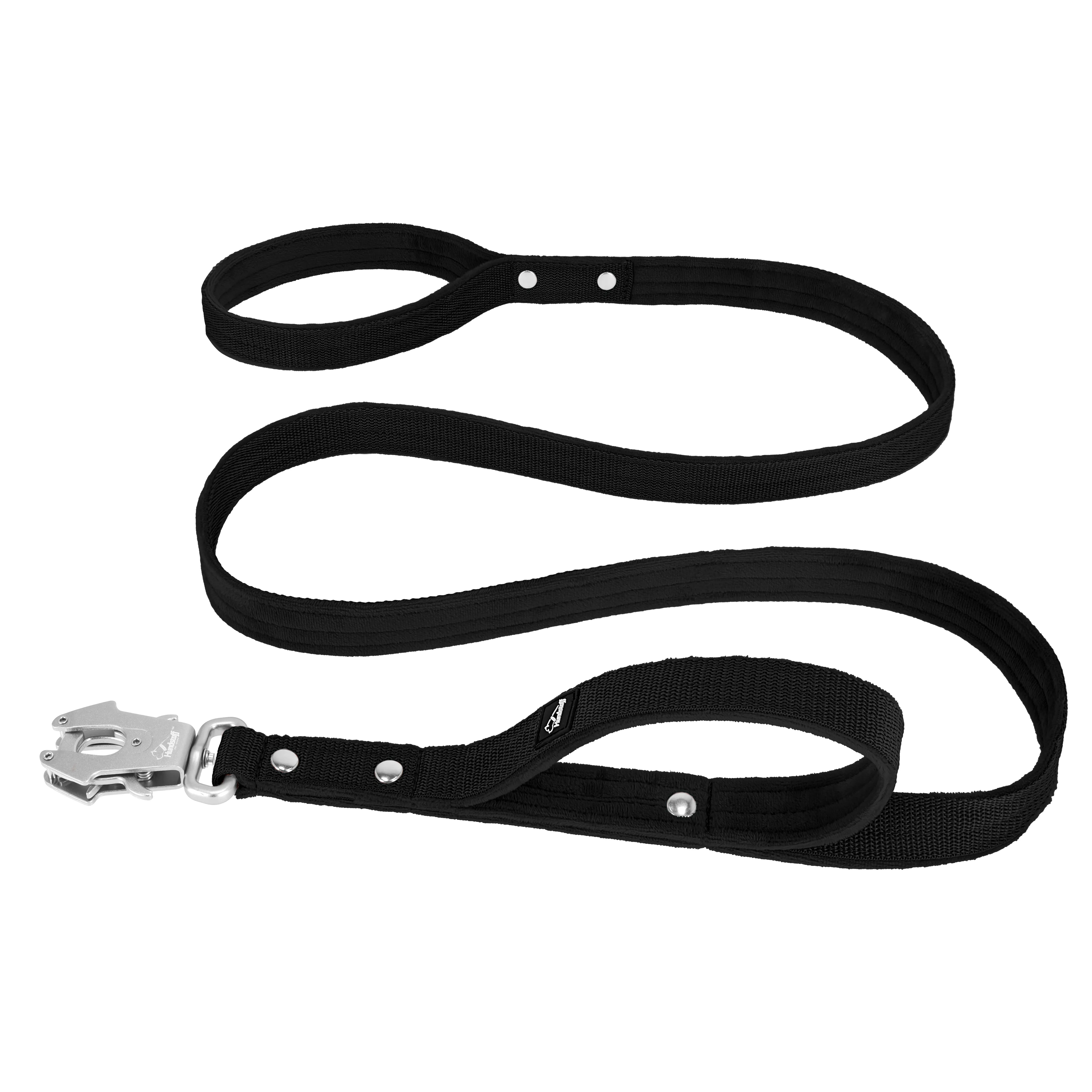 Guard Leash Black - Leine mit Extra Handgriff