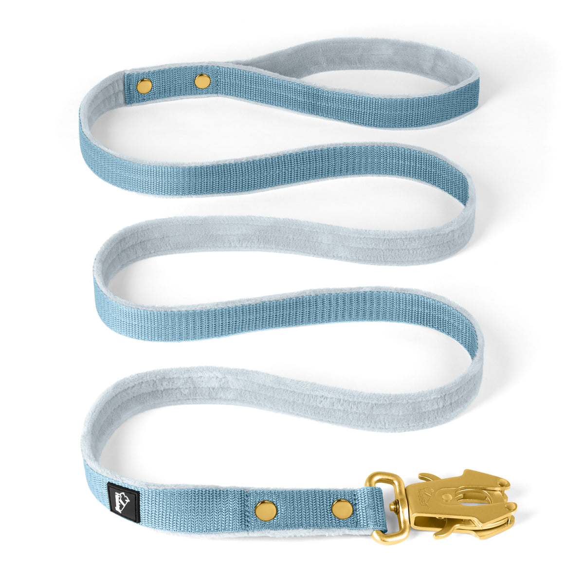 Walk Leash Golden Baby Blue - Sichere Nylonleine in verschiedenen Längen