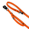 Multi Guard Leash Black Edition Orange - Verstellbare Multi-Leine mit Extra-Griff