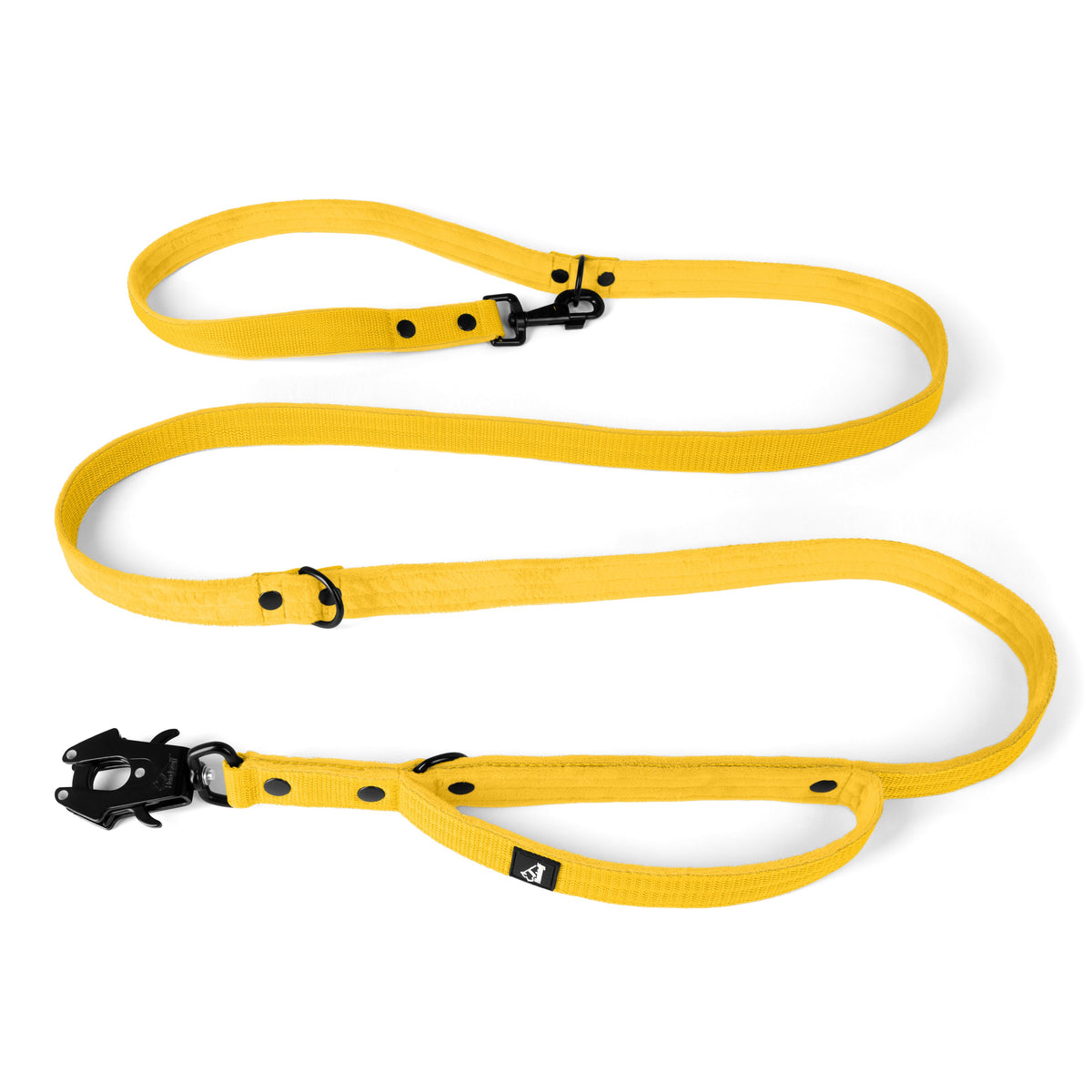 Multi Guard Leash Black Edition Yellow - Verstellbare Multi-Leine mit Extra-Griff